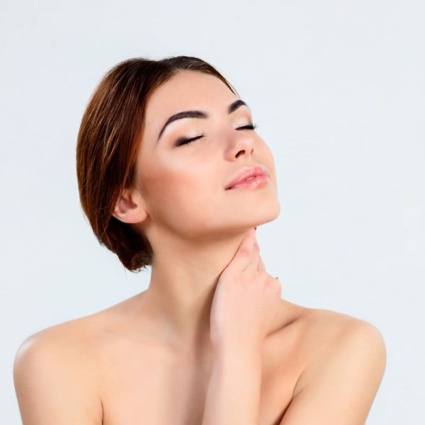 Beautiful Girl With Beautiful Makeup Youth Skin Care Concept